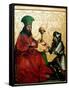 Abraham and Melchisedech the King of Salem Melchisedech (Melchisedec or Melchizedek or Melkisedeq O-Konrad Witz-Framed Stretched Canvas