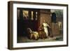 Abraham and Sarah at the Court of the Pharaohs, 1875-Giovanni Muzzioli-Framed Giclee Print