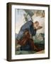 Abraham and the Angels, 1726-1739-Giovanni Battista Tiepolo-Framed Giclee Print