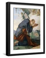 Abraham and the Angels, 1726-1739-Giovanni Battista Tiepolo-Framed Giclee Print