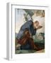 Abraham and the Angels, 1726-1739-Giovanni Battista Tiepolo-Framed Giclee Print