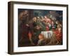 Abraham and the Three Angels, 1660–69-Giovanni Andrea di Ferrari-Framed Giclee Print