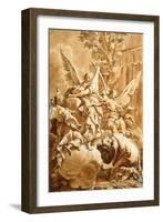 Abraham and the Three Angels, c.1750-Francesco Fontebasso-Framed Giclee Print