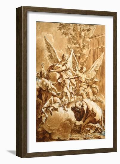 Abraham and the Three Angels, c.1750-Francesco Fontebasso-Framed Giclee Print