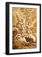 Abraham and the Three Angels, c.1750-Francesco Fontebasso-Framed Giclee Print