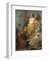 Abraham and the Three Angels, Ca 1770-Giandomenico Tiepolo-Framed Giclee Print