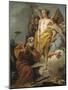 Abraham and the Three Angels, Ca 1770-Giandomenico Tiepolo-Mounted Giclee Print