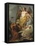 Abraham and the Three Angels, Ca 1770-Giandomenico Tiepolo-Framed Stretched Canvas