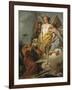 Abraham and the Three Angels, Ca 1770-Giandomenico Tiepolo-Framed Giclee Print