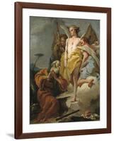 Abraham and the Three Angels, Ca 1770-Giandomenico Tiepolo-Framed Giclee Print