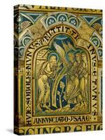 Abraham and the Three Angels, Verdun Altar, Begun 1181, Enamel-Nicholas of Verdun-Stretched Canvas
