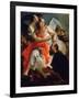 Abraham and the Three Angels-Giovanni Battista Tiepolo-Framed Giclee Print