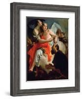 Abraham and the Three Angels-Giovanni Battista Tiepolo-Framed Giclee Print