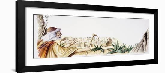 Abraham Arrives at Sodom-null-Framed Giclee Print