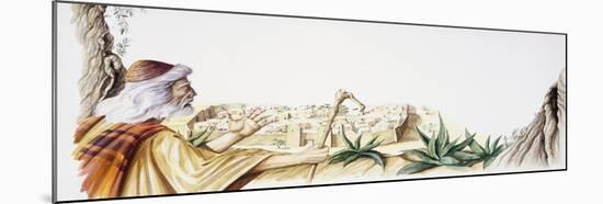 Abraham Arrives at Sodom-null-Mounted Giclee Print