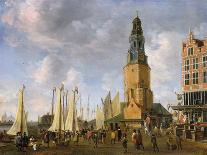 The Herring Packers' Tower, Amsterdam (Oil on Canvas)-Abraham Beerstraten-Giclee Print