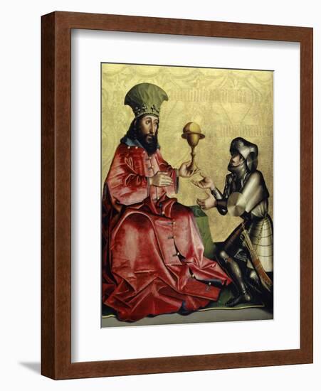 Abraham before Melchizedek from the Heilspiegel Altarpiece, c.1435-Konrad Witz-Framed Giclee Print