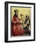 Abraham before Melchizedek from the Heilspiegel Altarpiece, c.1435-Konrad Witz-Framed Giclee Print