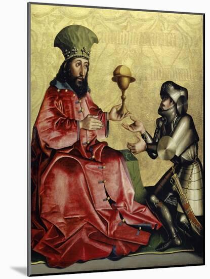 Abraham before Melchizedek from the Heilspiegel Altarpiece, c.1435-Konrad Witz-Mounted Giclee Print
