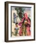 Abraham Bidding Farewell to Hagar and Ismael-Mike Lea-Framed Giclee Print