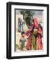 Abraham Bidding Farewell to Hagar and Ismael-Mike Lea-Framed Giclee Print