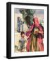 Abraham Bidding Farewell to Hagar and Ismael-Mike Lea-Framed Giclee Print