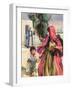 Abraham Bidding Farewell to Hagar and Ismael-Mike Lea-Framed Giclee Print