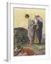 Abraham binds Isaac as a sacrifice-Charles Edmund Brock-Framed Giclee Print