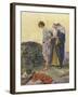 Abraham binds Isaac as a sacrifice-Charles Edmund Brock-Framed Giclee Print