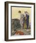 Abraham binds Isaac as a sacrifice-Charles Edmund Brock-Framed Giclee Print