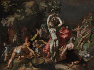 Moses Striking the Rock, 1596