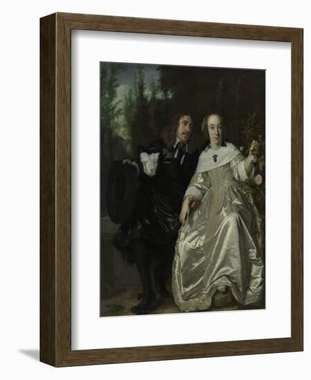 Abraham Del Court and His Wife Maria De Kaersgieter, 1654-Bartholomeus Van Der Helst-Framed Giclee Print