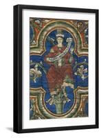 Abraham, Detail from the Painted Wooden Ceiling, Church of St Michael-null-Framed Giclee Print