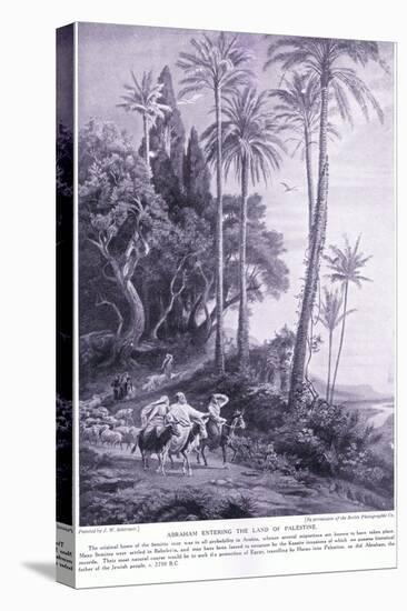 Abraham Enters the Land of Palestine 2250 Bc-Johann Wilhelm Schirmer-Stretched Canvas
