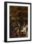 Abraham Entertaining the Three Angels-Ferdinand Bol-Framed Art Print