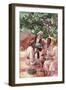 Abraham Entertaining the Three Strangers-Pat Nicolle-Framed Giclee Print