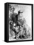 Abraham Holding Young Isaac-Rembrandt van Rijn-Framed Stretched Canvas