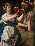 Allegory of Joy and Melancholy, 1628 (Oil on Canvas)-Abraham Janssens-Giclee Print