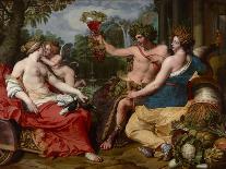 Allegory of Joy and Melancholy, 1628 (Oil on Canvas)-Abraham Janssens-Giclee Print