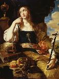 Allegory of Joy and Melancholy, 1628 (Oil on Canvas)-Abraham Janssens-Giclee Print