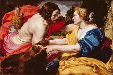 Philemon and Baucis Entertaining Jupiter and Mercury, C.1615-25-Abraham Janssens Van Nuyssen-Framed Giclee Print