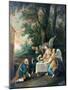 Abraham Kneels in Front of Three Angels, 1581-1642-Frans Francken II-Mounted Giclee Print