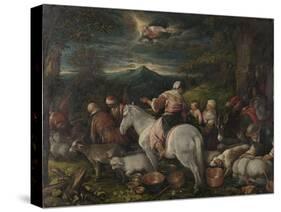 Abraham Leaves Haran-Leandro Bassano-Stretched Canvas