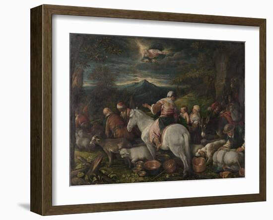 Abraham Leaves Haran-Leandro Bassano-Framed Art Print