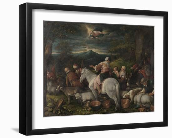 Abraham Leaves Haran-Leandro Bassano-Framed Art Print