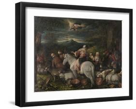 Abraham Leaves Haran-Leandro Bassano-Framed Art Print