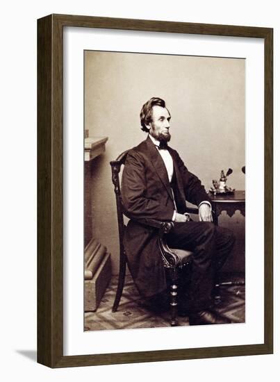 Abraham Lincoln, 16th U.S. President, 1865-Science Source-Framed Giclee Print