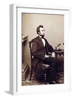Abraham Lincoln, 16th U.S. President, 1865-Science Source-Framed Giclee Print