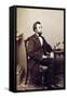 Abraham Lincoln, 16th U.S. President, 1865-Science Source-Framed Stretched Canvas