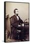 Abraham Lincoln, 16th U.S. President, 1865-Science Source-Framed Stretched Canvas